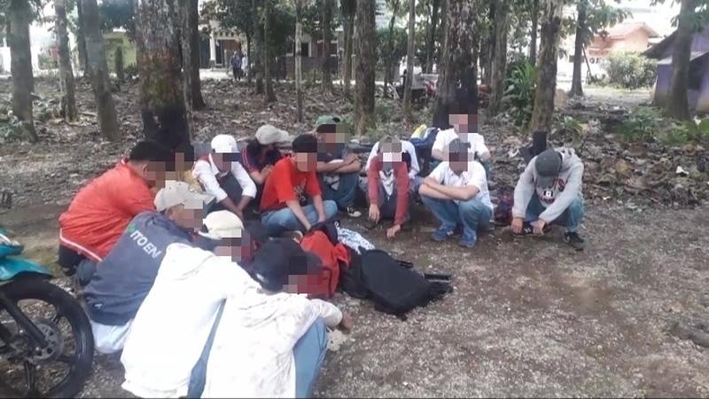 Satgas Amankan Belasan Pelajar SMK di Bogor, 1 Orang Bawa Celurit