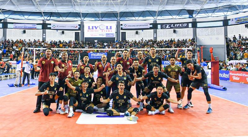 Livoli Divisi Utama 2022: Bertarung Sengit! STIN Pasundan Kalahkan BIN Samator Surabaya