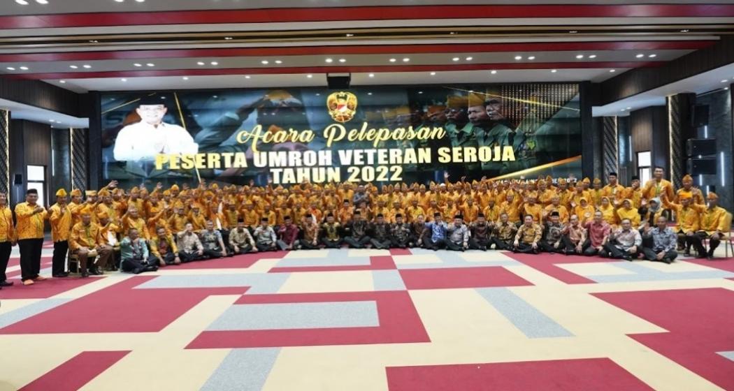 TNI AD Berangkatkan Umrah 102 Veteran Seroja ke Tanah Suci