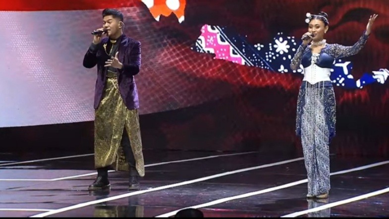 Novia Bachmid dan Mark Natama Tampil Memukau Nyanyikan Lagu Ciptaan Liliana Tanoesoedibjo 