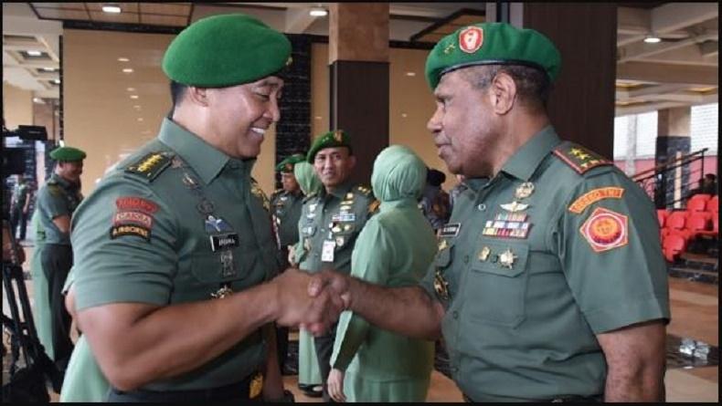 Deretan Jenderal Bintang 3 asal Papua, Nomor 3 Muslim Taat Rekan Seangkatan Panglima TNI