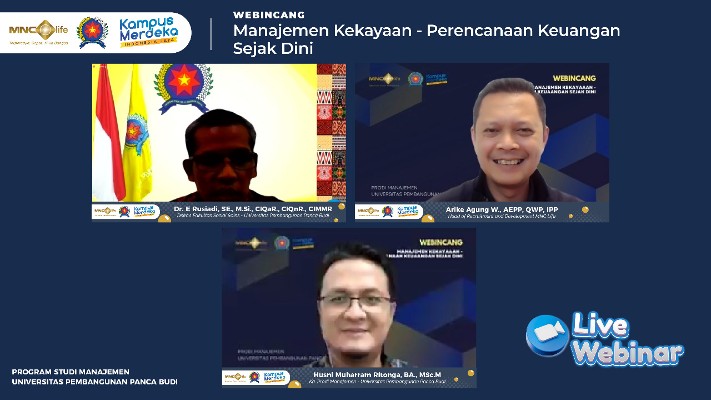 MNC Life dan UNPAB Gelar Webincang Manajemen Kekayaan-Perencanaan Keuangan Sejak Dini