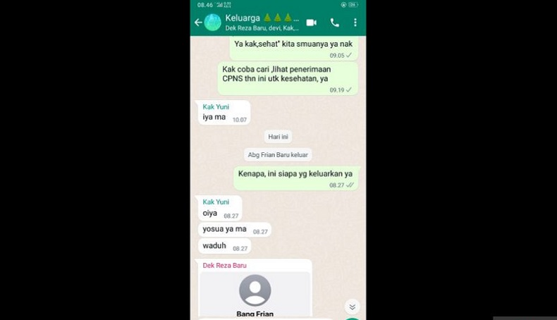 Mengejutkan, Nomor HP Brigadir J Tiba-tiba Keluar dari Grup Obrolan Keluarga