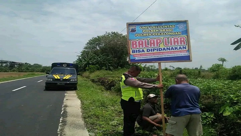 Jalan Mulus Dipakai Aksi Balap Liar, Ini yang Ditempuh Kapolres Pekalongan