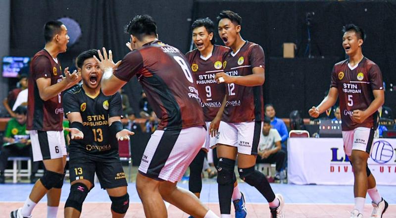 Livoli Divisi Utama 2022: Perkasa! STIN Pasundan Hajar Berlian Bank Jateng di Final Four