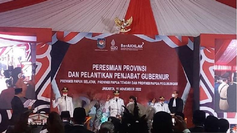 Nama-Nama 3 Penjabat Gubernur DOB Papua, Dilantik Langsung Mendagri