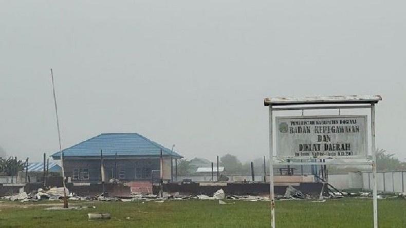 102 Bangunan di Dogiyai Terbakar akibat Kerusuhan, 6 Milik Pemda 