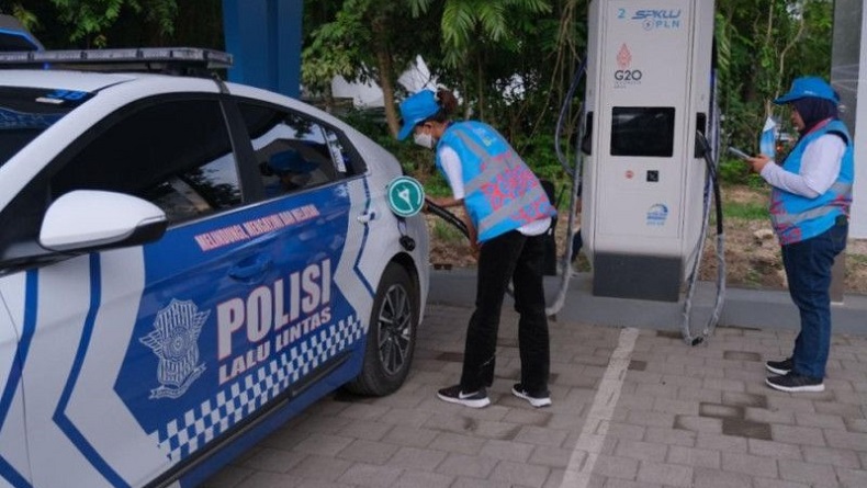 PLN Siaga 24 Jam Layani Pengisian Baterai Kendaraan Listrik G20