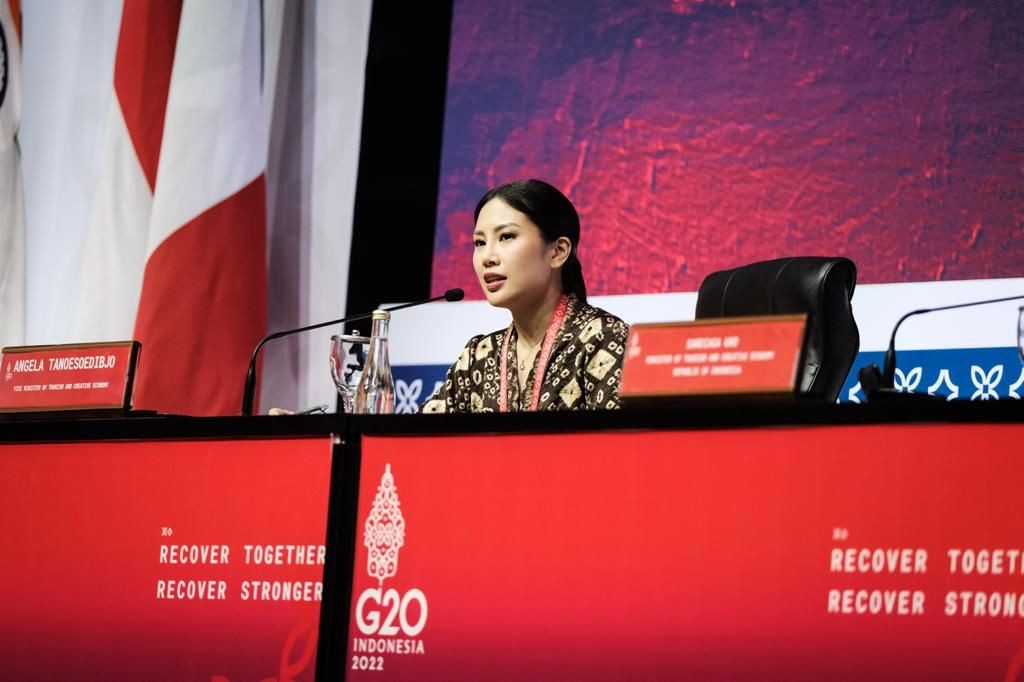 Wamenparekraf Angela Sebut Keragaman Kuliner Nusantara Jadi Diplomasi Gastronomi dalam Spouse Program G20