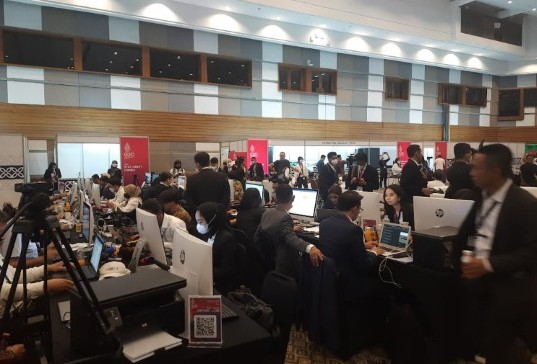 KTT G20 Dimulai Hari Ini, Begini Suasana di Media Center