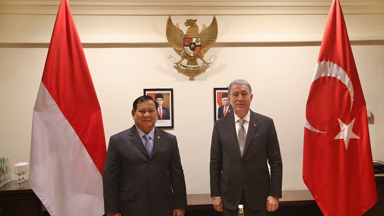 Prabowo dan Menhan Turki Bertemu usai Teken MoU Bidang Pertahanan
