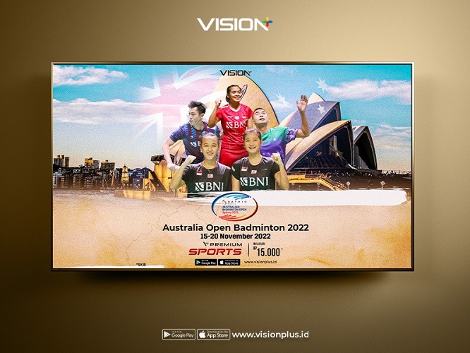 Nonton BWF Australian Open 2022 di Vision+, Ini Daftar Atlet Indonesia yang Bertanding