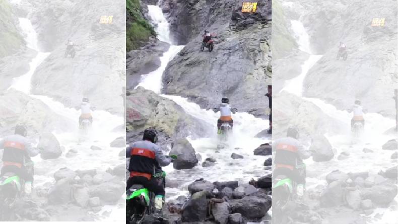 Viral Aksi Arogan 3 Pemotor Trail Terobos Kawasan Konservasi Kawah Ijen