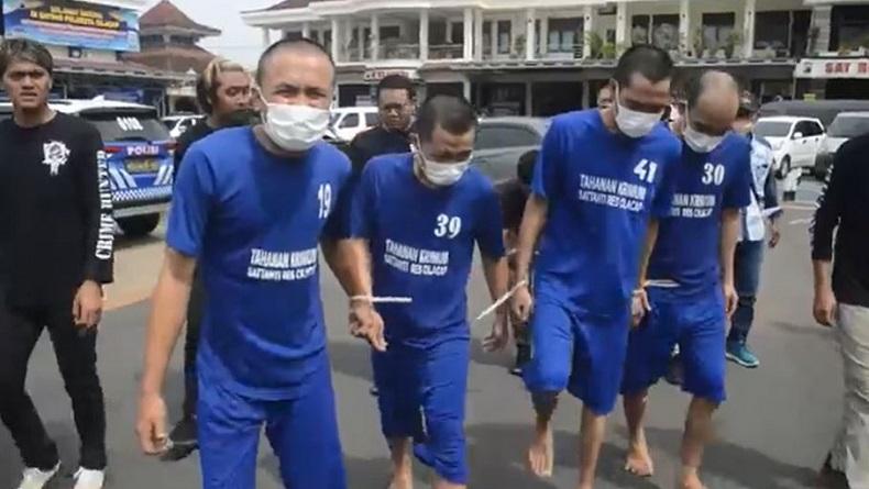 Beraksi di Cilacap, Komplotan Pencuri Spesialis Ganjal Mesin ATM Ditangkap Polisi