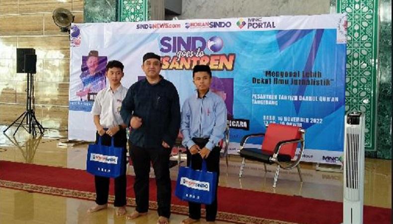 Sindo Goes to Pesantren di Ponpes Daarul Quran, Bagikan Tips Jitu Jadi Wartawan Pemula
