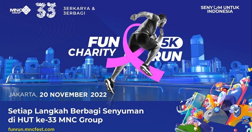 Tinggal 1 Hari Lagi! Setiap Langkah Berbagi Senyuman di MNC Fun Charity Run 2022