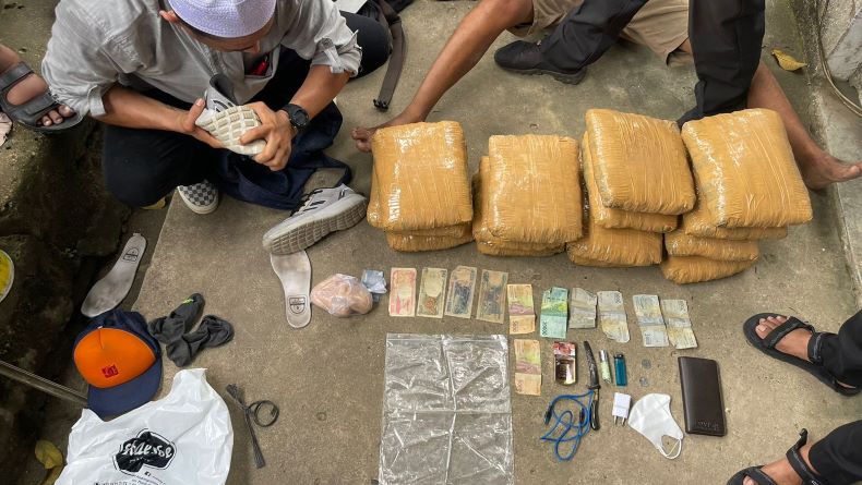 BNNP Babel Gagalkan Penyelundupan 15 Kilogram Ganja, Tersangka Jaringan Antarprovinsi