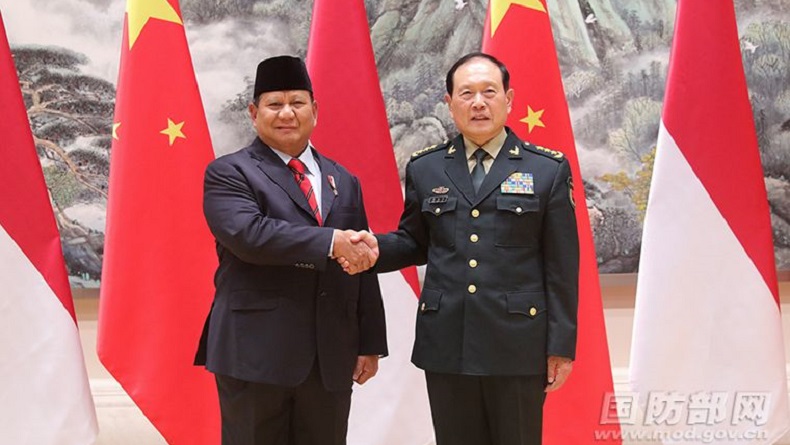 Prabowo Bertemu Menhan China di Xi'an, Bahas Penguatan Kerja Sama Pertahanan