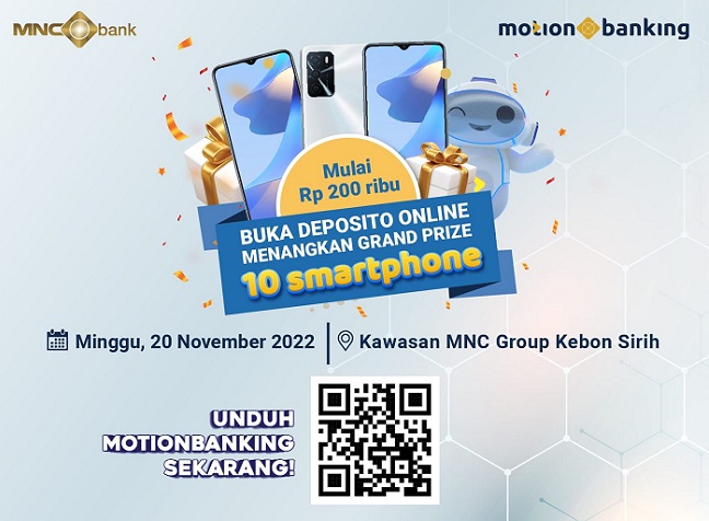 Dukung MNC Fun Charity Run 2022 #SenyumUntukIndonesia, MNC Bank Perkenalkan MotionBanking