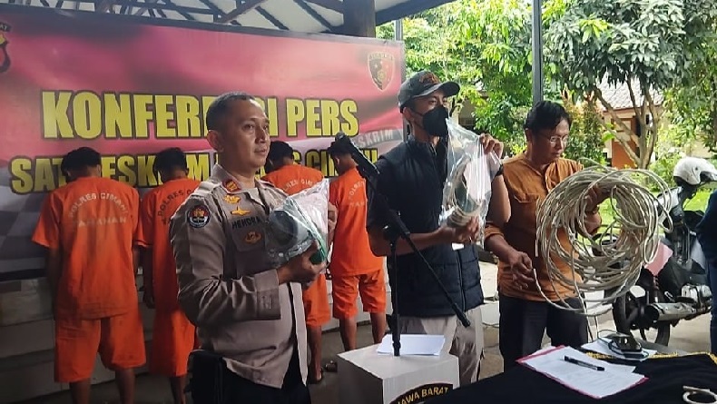 4 Kuli asal Cimahi Curi Bahan Bangunan di Tempat Kerja, Terancam 7 Tahun Penjara
