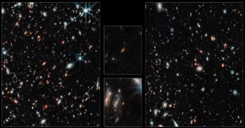 Potret Dua Galaksi Awal, Lebih Terang dari Perkiraan