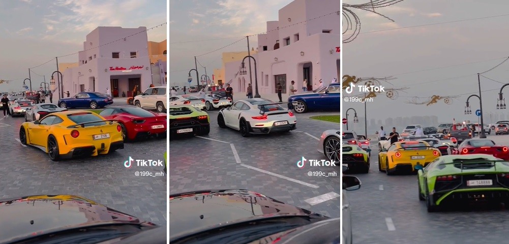 Viral Supercar Wara Wiri di Qatar, Netizen Kaget: Jalan Mulus Kayak Showroom Mobil