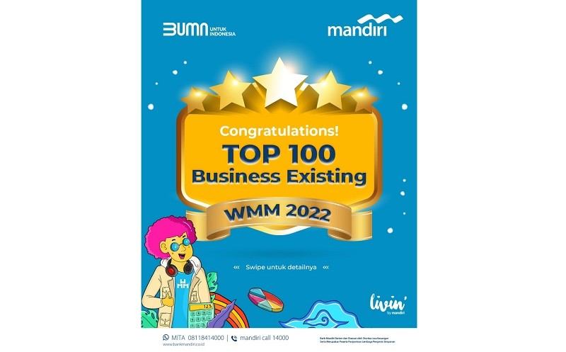 Inilah Para Pemenang TOP 100 Business Existing WMM 2022