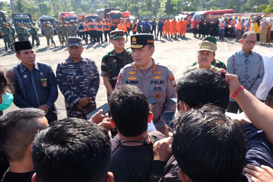 Antisipasi Bencana, Polda Riau Siagakan Ribuan Personel