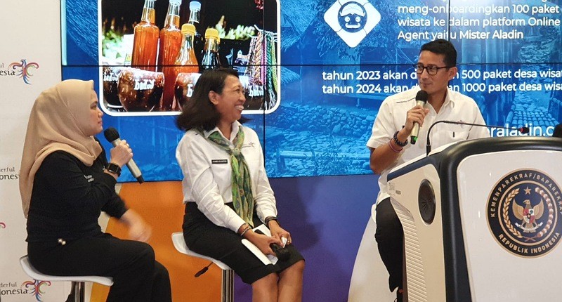 Kemenparekraf Luncurkan 100 Paket Liburan ke Desa Wisata Melalui Mister Aladin, Diskon Besar Menanti!