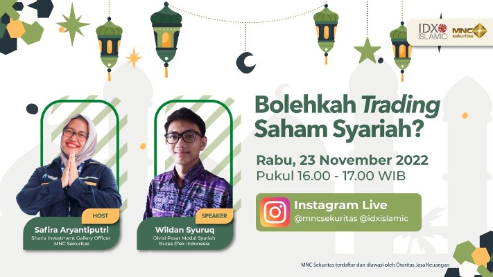  Saksikan IG Live MNC Sekuritas: Bolehkah Trading Saham Syariah?