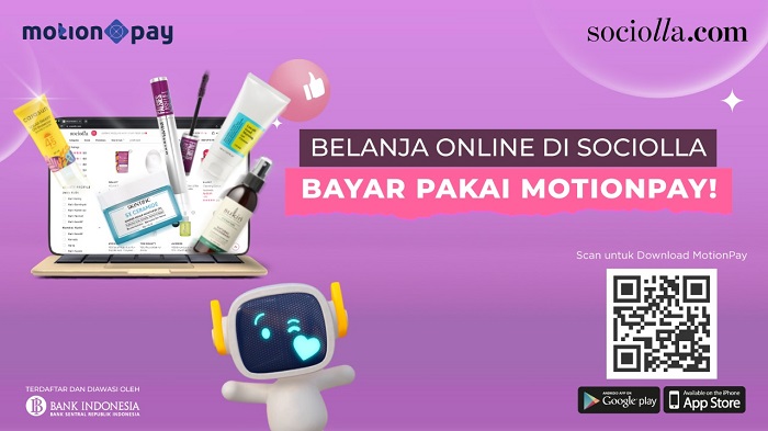  Belanja Online di Sociolla Jadi Lebih Cepat dan Mudah dengan MotionPay 
