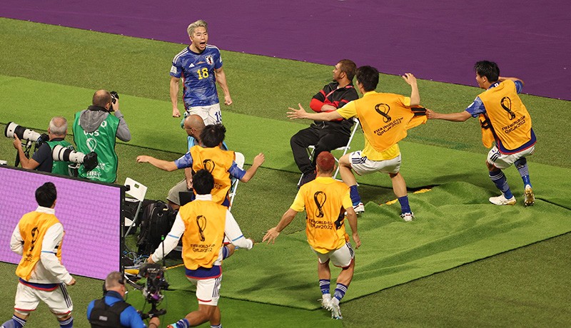 Asia Berjaya! Semangat Arab Saudi Bikin Pemain Jepang Kesetanan saat Melumat Jerman