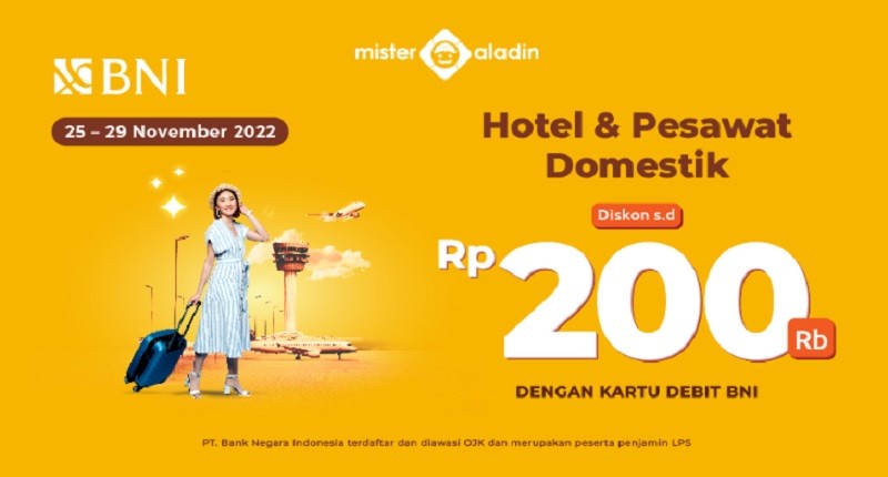 Gajian Waktunya Liburan Mumpung Ada Diskon s.d Rp200.000 untuk Tiket Pesawat dan Hotel! Cek di Sini