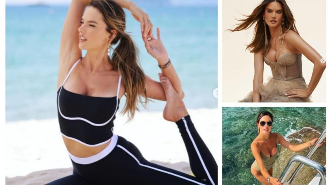 Intip 5 Potret Seksi Alessandra Ambrosio, Model Pakaian Dalam Jadi Fans Fanatik Timnas Brazil