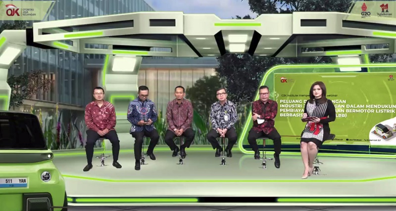 Jadi Narasumber Webinar OJK Institute, KB Bukopin Dukung EBT Kendaraan Bermotor Listrik