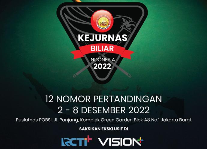 12 Nomor Dipertandingkan di Kejurnas Biliar 2022, Saling Sikut Demi Ranking Nasional