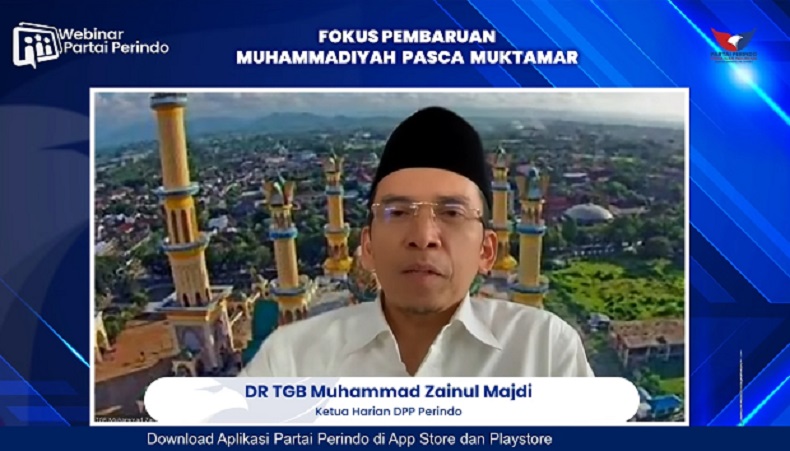 Bangun Indonesia, TGB Harap Muhammadiyah Beri Kesempatan yang Sama kepada Semua Partai Politik