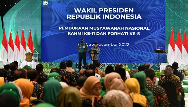 Wapres Ingatkan Munas KAHMI di Palu Tak Ricuh : Jangan Lagi Kursi Melayang, Itu Tidak Cerdas