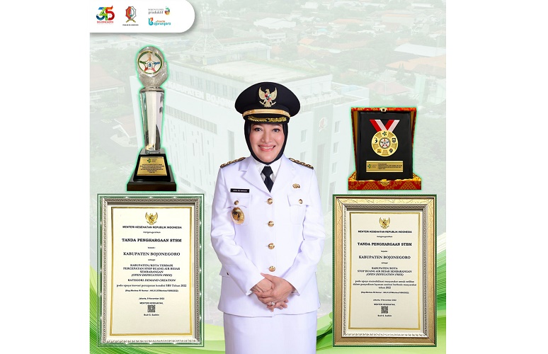 Semua Stakeholder Bergandengan Tangan, Bojonegoro Raih Penghargaan dari Kemenkes