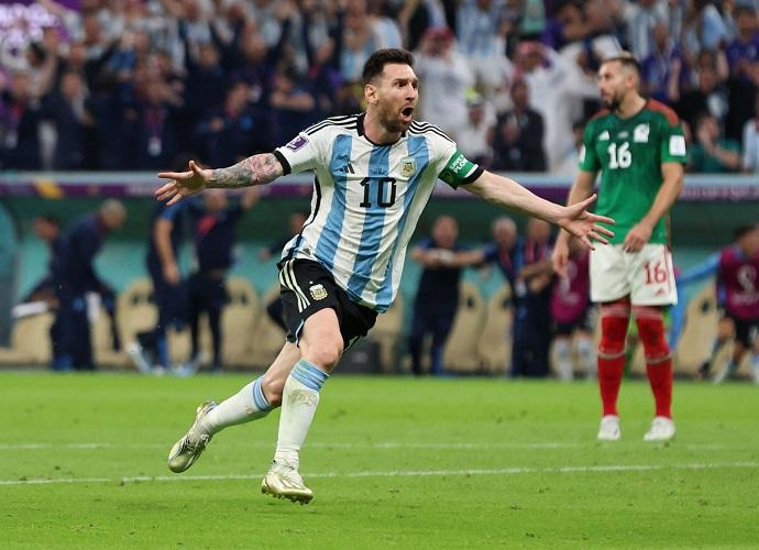 Hasil Argentina Vs Meksiko Piala Dunia 2022: Lionel Messi Bikin Gol, Albiceleste Menang 2-0