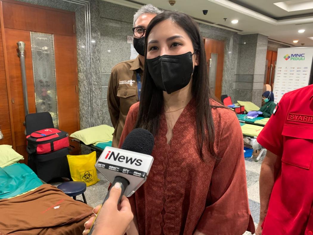 Kemenparekraf dan MNC Peduli Gelar Donor Darah, Angela Tanoesoedibjo Pastikan Para Pendonor Sehat