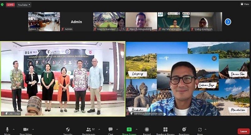 Buka Toraja & Tourism Beyond 2022, Sandiaga Uno: Bangkitkan Pariwisata dan Ekonomi Kreatif