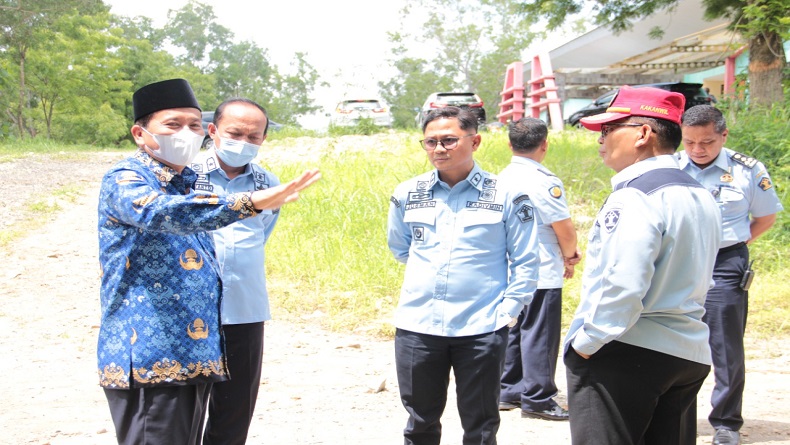 Kemenkumham Jateng Tinjau Lahan Relokasi Rutan Rembang