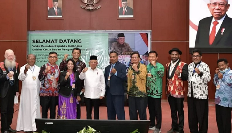 Wapres Ma'ruf Amin Berharap Papua Damai : Jangan Ada Lagi Darah yang Menetes