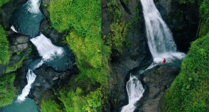 Mengintip Keindahan Curug Jagapati di Garut, Surga Tersembunyi dari Celah Tebing Zigzag