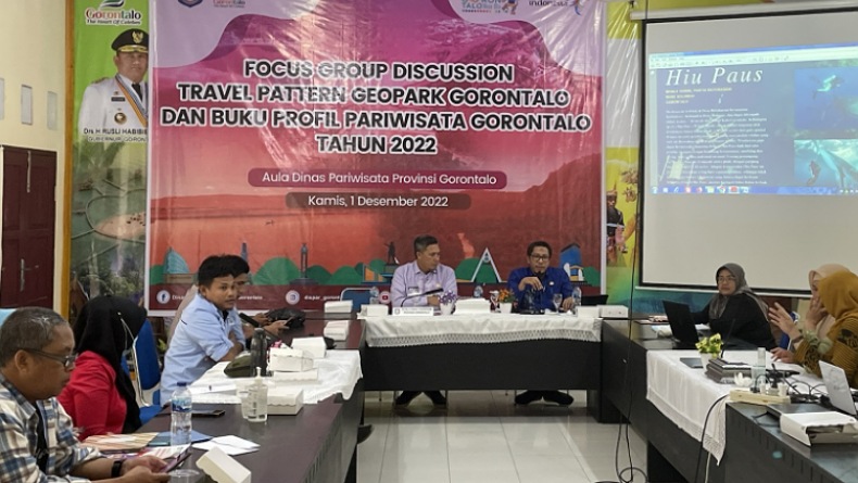 Dispar dan Peneliti Rancang Pola Perjalanan Geowisata di Gorontalo