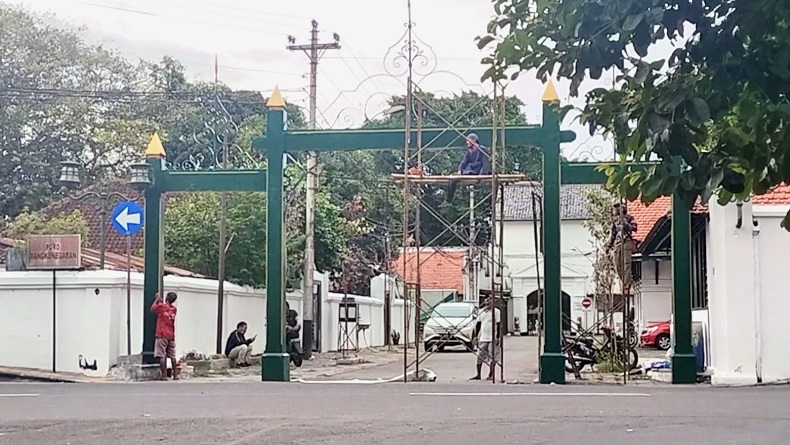 Pura Mangkunegaran Bersolek Jelang Pernikahan Kaesang-Erina Gudono di Solo