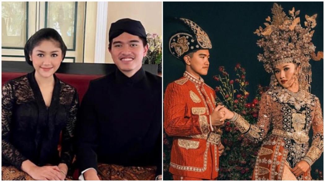 Anggunnya Erina Gudono Pakai Kebaya saat Bersanding dengan Kaesang Pangarep, Netizen: Mirip Calon Mertua