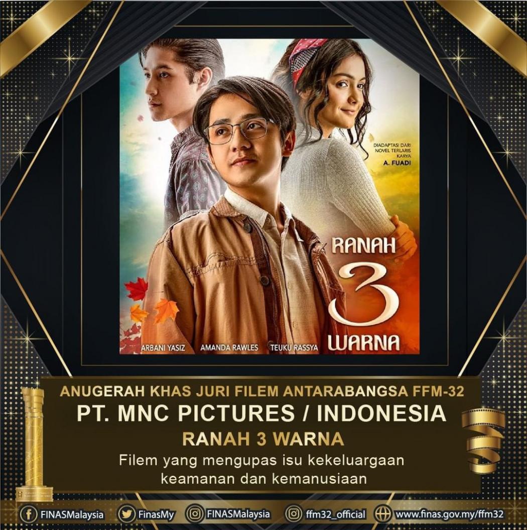 Selamat! Film Ranah 3 Warna Raih Penghargaan di Festival Filem Malaysia 2022