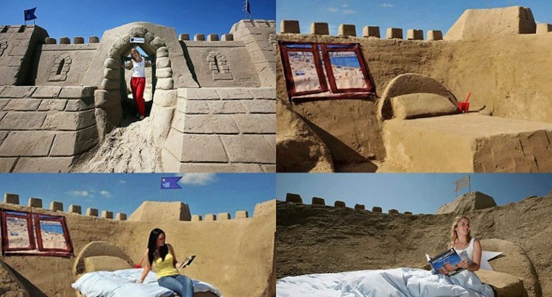 Hotel Beratap Bintang Mirip Rumah Patrick di Film Spongebob, Bangunan Terbuat dari Pasir